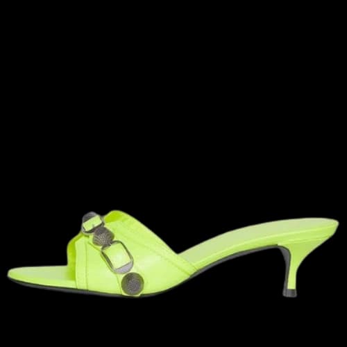 Balenciaga Cagole Sandals 'Green' (Women's)