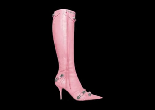 Balenciaga Cagole 90mm Boot Pink