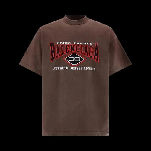 Balenciaga Logo Print T-Shirt 'Brown'