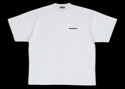 Balenciaga Strike 1917 Oversized T-shirt Grey