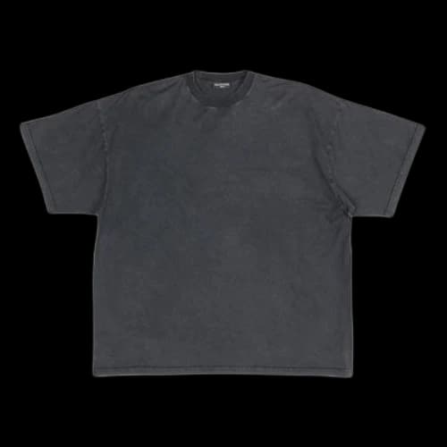 Balenciaga Strike 1917 Oversized T-shirt 'Washed Black'