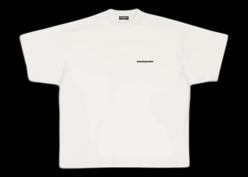 Balenciaga Strike 1917 Oversized T-Shirt Off-White