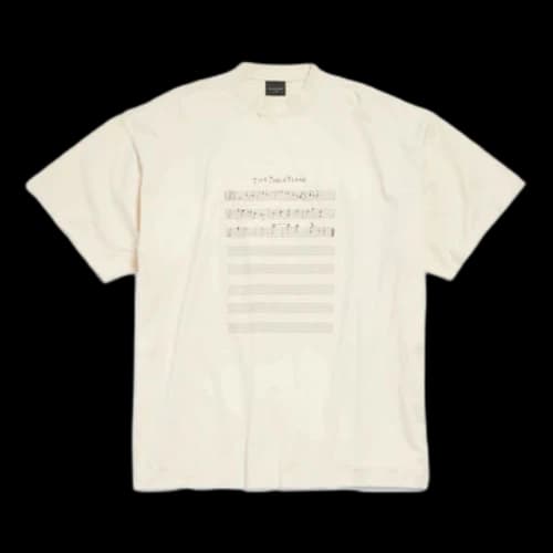 Balenciaga Angelo Badalamenti Series T-shirt 'Light Beige'