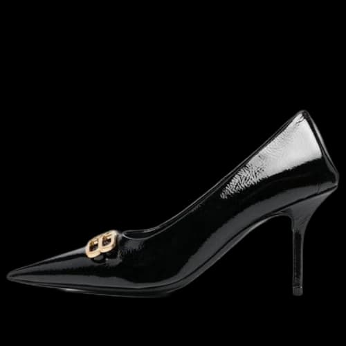 Balenciaga Square Knife BB 80mm Pumps 'Black Shiny Lambskin' (Women's)