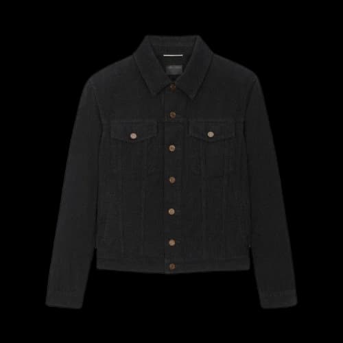 Saint Laurent Classic Jacket 'Bright Black Stonewash'
