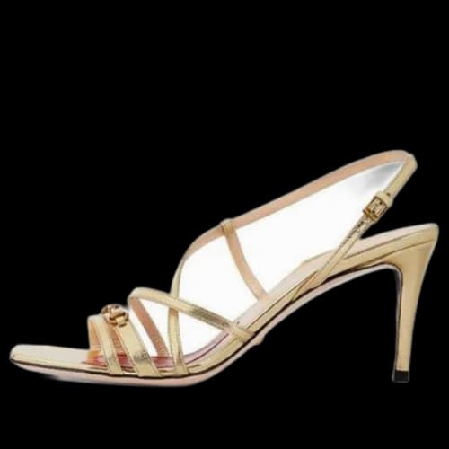 Gucci Victoria Strappy Horsebit Sandal 'Platino' (Women's)