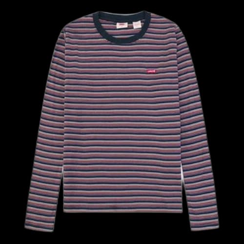 LEVI'S Levis Series Stripe Knit Long Sleeves Colorblock T-Shirt