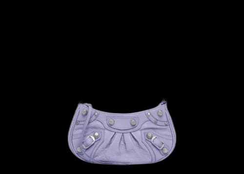 Balenciaga Le Cagole Mini Bag with Chain Lilac