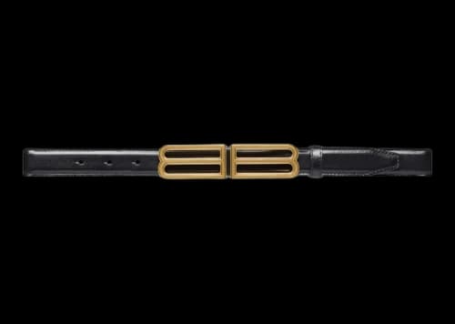 Balenciaga BB Stretch Belt Black