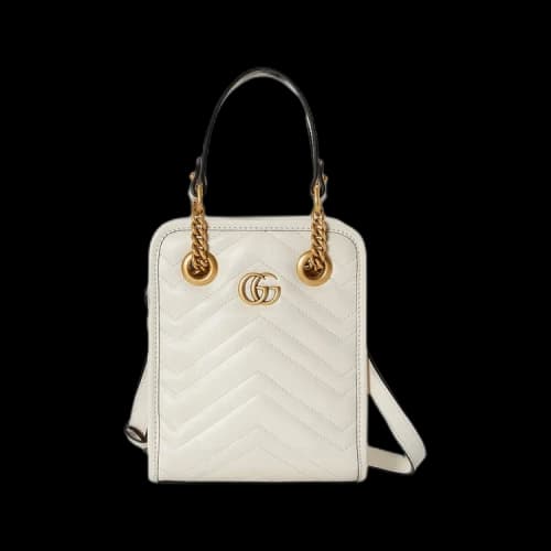 Gucci GG Marmont Matelassé Mini Bag 'White'