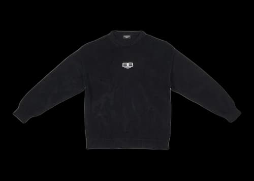 Balenciaga BB Paris Icon Large Fit Sweater Black/White