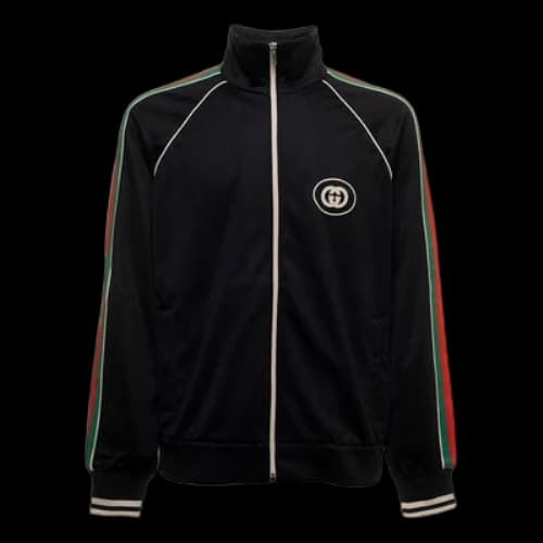Gucci Technical Jersey Zip Jacket 'Black'