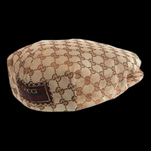 Gucci Original GG Canvas Flat Cap 'Beige Dark Brown'