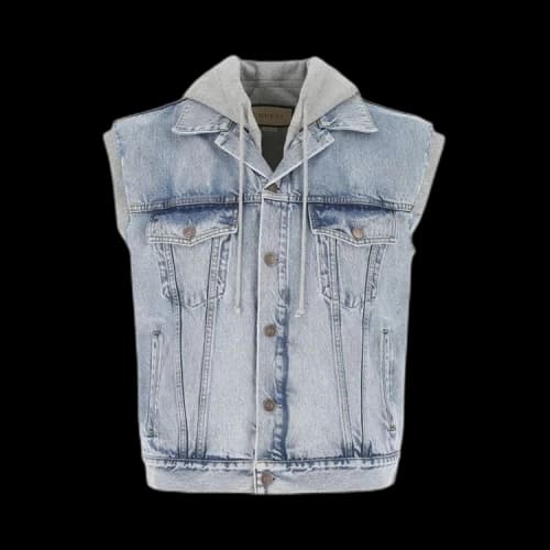 Gucci Denim Sleeveless Jacket 'Blue'