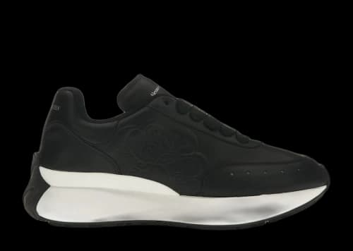 Alexander McQueen Sprint Runner Black White (Women's)
