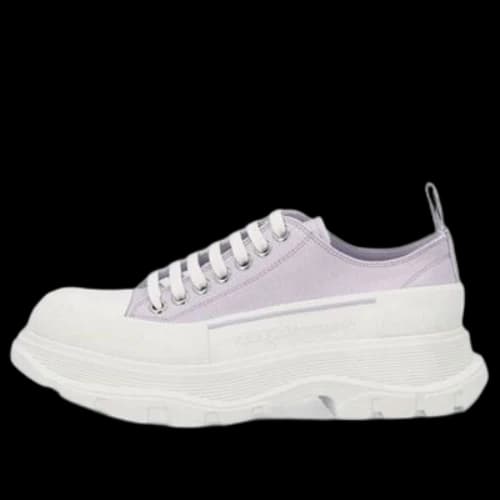Alexander McQueen Tread Slick Sneakers 'Lilac White' (Women's)