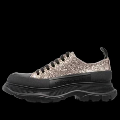 Alexander McQueen Tread Sleek Sneaker 'Glitter Black' (Women's)