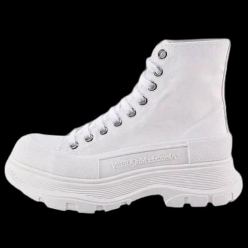 Alexander McQueen Tread Slick Boots 'White' (Women's)