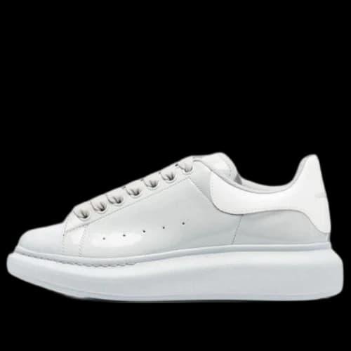 Alexander McQueen Oversized Low-Top Sneakers 'Grey White' (Women's)