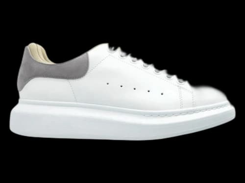 Alexander McQueen Oversized White Light Grey (Women's)
