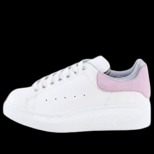 Alexander McQueen Oversized Low-Top Sneakers 'White Pink Purple' (Women's)