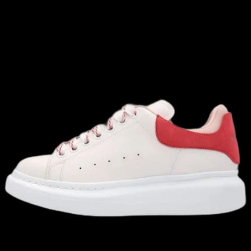 Alexander McQueen Oversized Low-Top Sneakers 'Beige Red' (Women's)