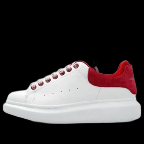 Alexander McQueen Oversized Sneakers 'White Red' (Women's)