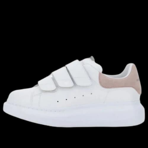 Alexander McQueen Oversized Triple Strap Sneaker 'White Pink' (Women's)