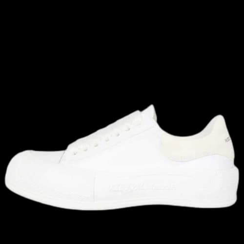 Alexander McQueen Deck Skate Plimsoll Shoes 'White' (Women's)