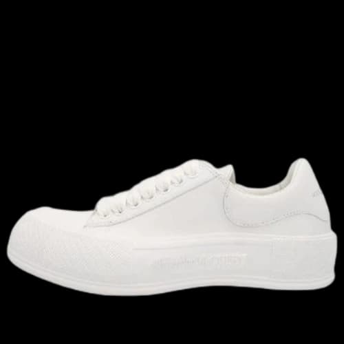 Alexander McQueen Deck Skate Plimsoll Shoes 'White' (Women's)