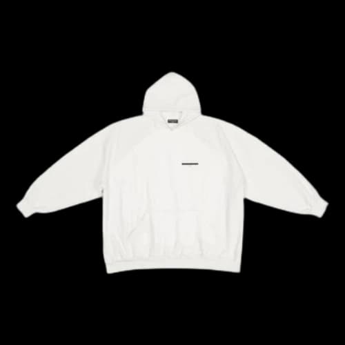 Balenciaga Strike 1917 Oversized Hoodie 'White'