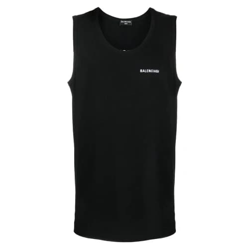 Balenciaga Loose Tank Top 'Black'