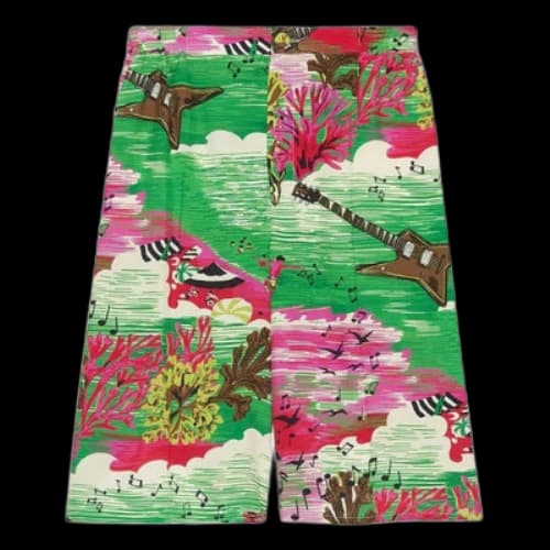 Gucci Printed Silk Shorts 'Green'