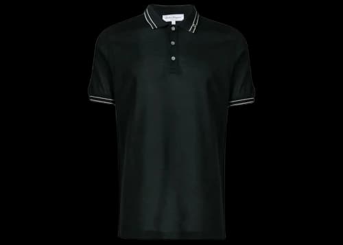 Ferragamo Gancio Polo Shirt Black