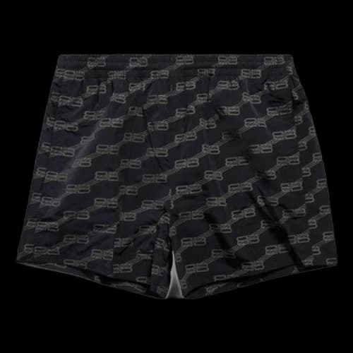 Balenciaga SS23 Logo Swimwear Shorts 'Black'