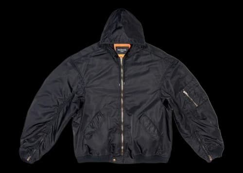 Balenciaga 3B Sports Icon Light Bomber Jacket Black