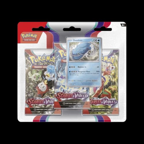 Pokémon Scarlet & Violet 3 Booster Packs & Dondozo Promo Card