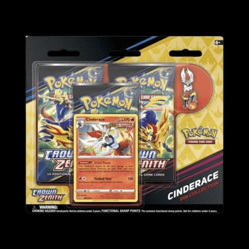 Pokémon Crown Zenith Pin Collection 'Cinderace'