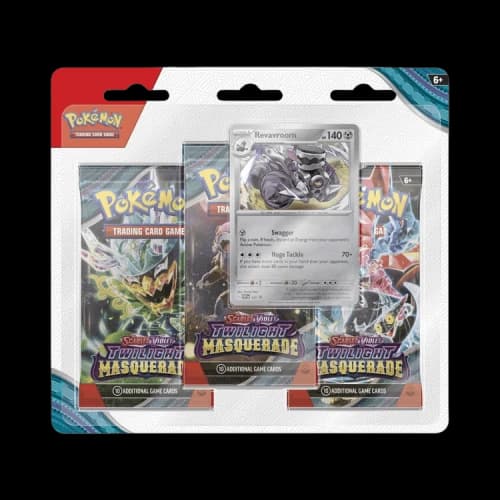Pokémon Scarlet & Violet: Twilight Masquerade 3 Pack Blister 'Revavroom'