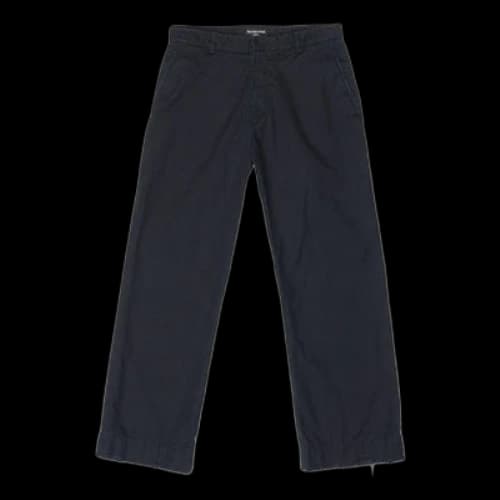 Balenciaga Cropped Cotton Trousers 'Noir'