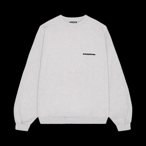 Balenciaga Oversized Crewneck 'Dark Heather Grey'