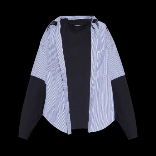 Balenciaga Trompe-L'Œil Shirt 'Blue/White'