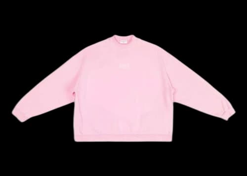 Balenciaga Bb Paris Icon Oversized Sweatshirt Pink