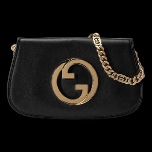Gucci Blondie Shoulder Bag 'Black' (Women's)