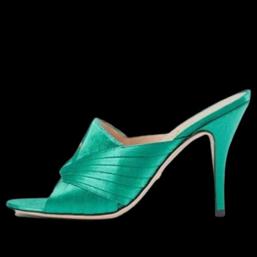Gucci Satin Pumps 95 'Green' (Women's)