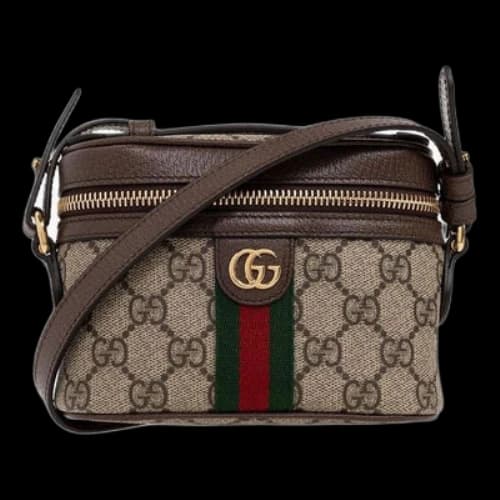 Gucci Ophidia GG Top Handle Mini Bag 'Beige Brown' (Women's)