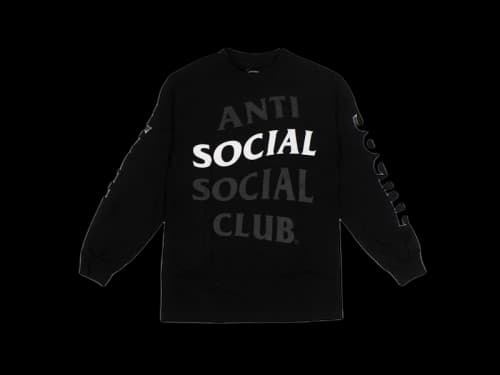 Anti Social Social Club Highlight Long sleeve T-Shirt Black