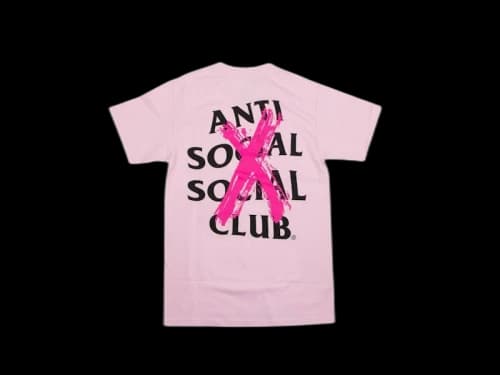 Anti Social Social Club Cancelled T-Shirt Pink