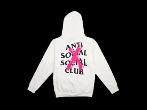 Anti Social Social Club Cancelled Hoodie White