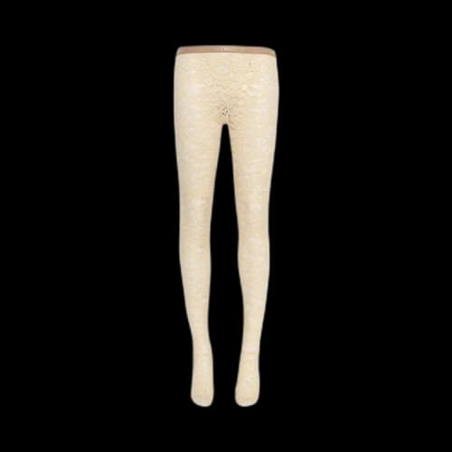 Valentino Logo Waistband Lace Detailed Tights 'Betulla'